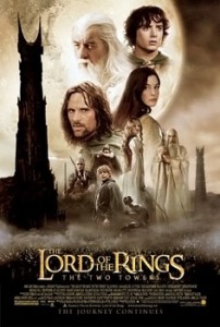 Movie poster for The Two Towers