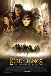theatre movie poster for The Fellowship Of The Ring