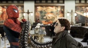 Doctor Octopus has ther upper hand. Spider-Man 2.