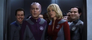 The Galaxy Quest crew on board the NSEA Protector