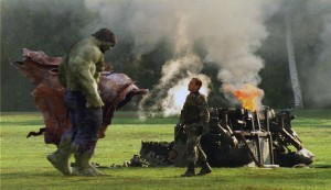 Hulk and Blonsky face off