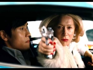 Han drives while Victoria shoots