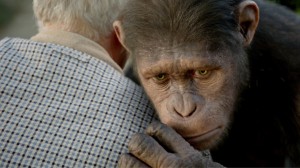 Caesar hugs Charles as they are both afraid