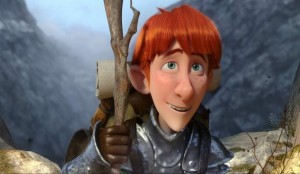 Justin on his way to become a knight. Justin and the Knights of Valour