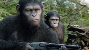 Caesar prepares for battle. Dawn of the Planet of the Apes.