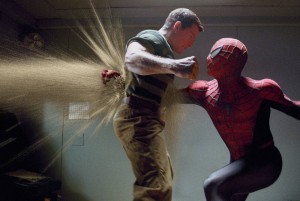 Spider-Man fights The Sandman. Spider-Man 3