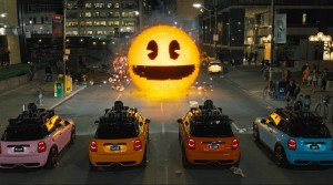 Pac-Man faces the 'ghosts'. Pixels