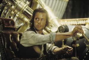 Alexander Hartdegen travels in time with his remarkable invention