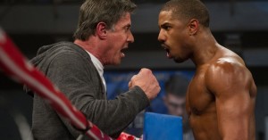Rocky and Donnie Creed in training