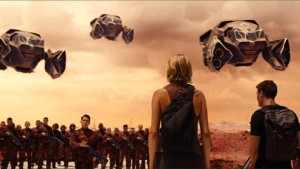 Tris faces danger. The Divergent Series: Allegiant