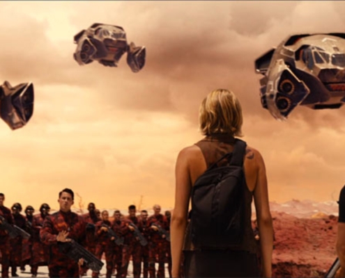 Tris faces danger. The Divergent Series: Allegiant