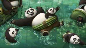 Po enjoys his time with the Panda kids