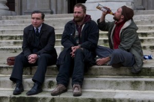 John sits with two friends of Billy Stoke. Still Life