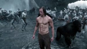 Tarzan and Akut face Chief Mbonga's tribe