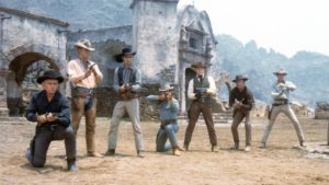 The Magnificent Seven fight to protect the villagers