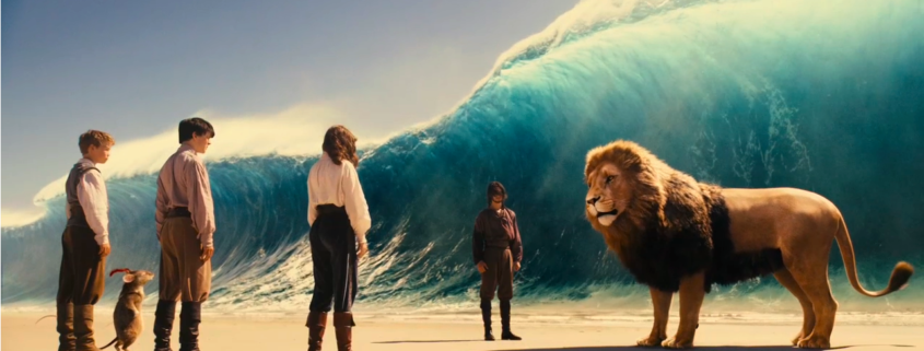 Aslan stands before his destiny. The Chronicles of Narnia: The Voyage of the Dawn Treader