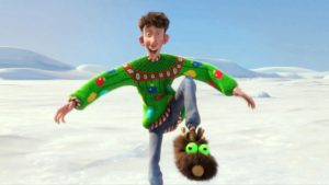 Arthur shows off his Christmas