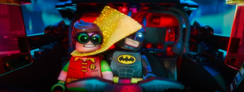 Lego Robin annoys Lego Batman
