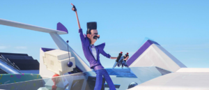 Despicable Me 3. Balthazar Bratt celebrates