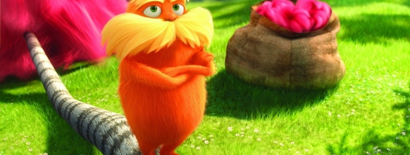The Lorax isn't happy with Once-ler for chopping down a tree. Is The Lorax suitable for children?