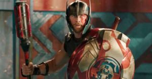 Thor faces a formidable warrior in Thor: Ragnarok.