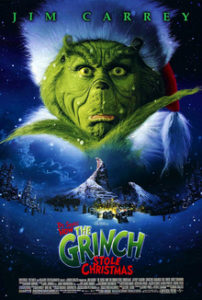 how the grinch stole christmas movie poster suitable for children