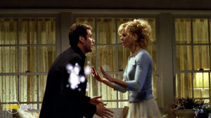 Isabel puts a spell on Wyatt. Bewitched.