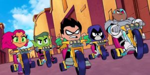 The Titans go back to the future, we mean past! Teen Titans Go! To The Movies