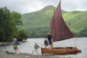 The Walker siblings land on the island. Swallows and Amazons