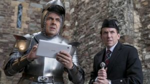 Johnny English and Bough save the day. Johnny English Strikes Again