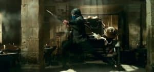 Robin Hood fires his arrows