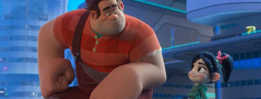 Ralph and Venellope. Ralph breaks the Internet