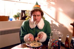 elf will ferrell spaghetti