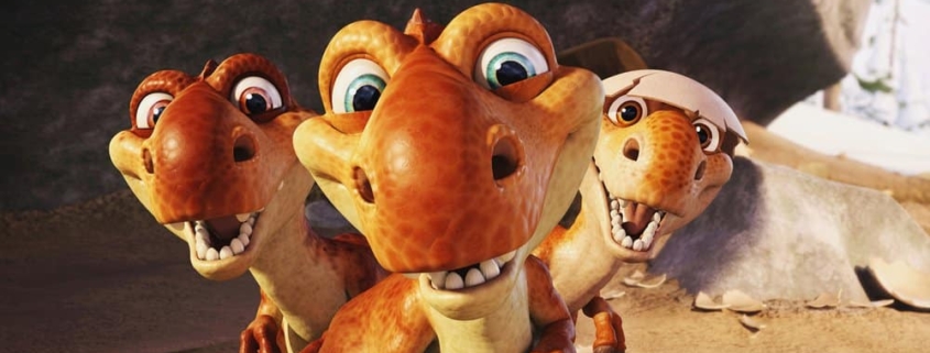 Sid's dinosaur kids. Ice Age: Dawn of the Dinosaurs.