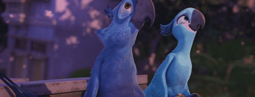 Blu and Jewel. Rio.