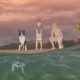 Michael, Kensuke, and Stella on the beach. Is This Movie Suitable for children