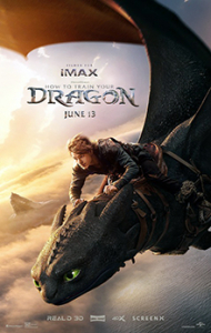 How To Train Your Dragon live action movie poster suitable for kids