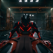 Tron Ares light cycle suitable for kids