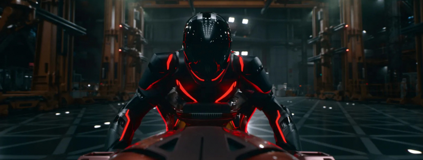 Tron Ares light cycle suitable for kids